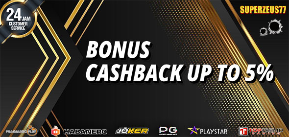 BONUS CASHBACK UP TO 5%